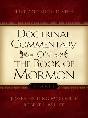 cover image of Doctrinal Commentary on the Book of Mormon, Volume 1